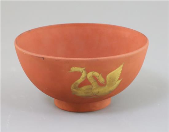 A Richard Ginori Cigno porcelain bowl, c.1935, designed by Gio Ponti, D. 14.5cm